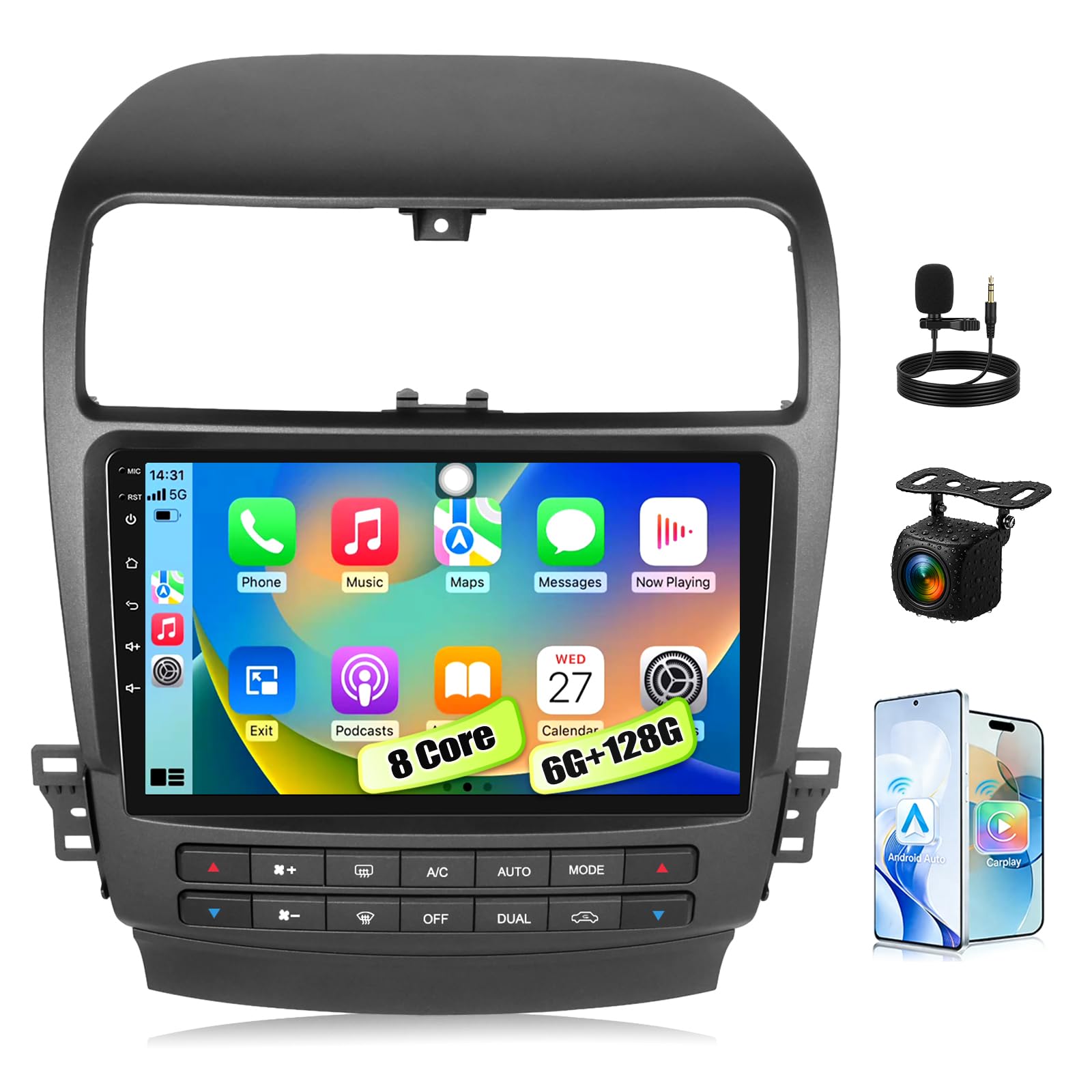 Photo 1 of OiLiehu Android Car Stereo for Acura TSX/Inspire 4 (2003-2008)