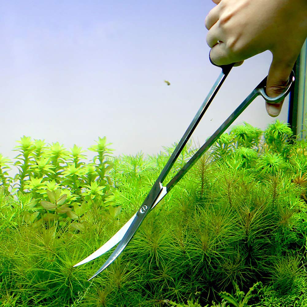 3 in 1 Stainless Steel Aquarium Plant Tools Scissor Tweezers Set Aquarium Kit for Fish Tank, Silver - Image 2