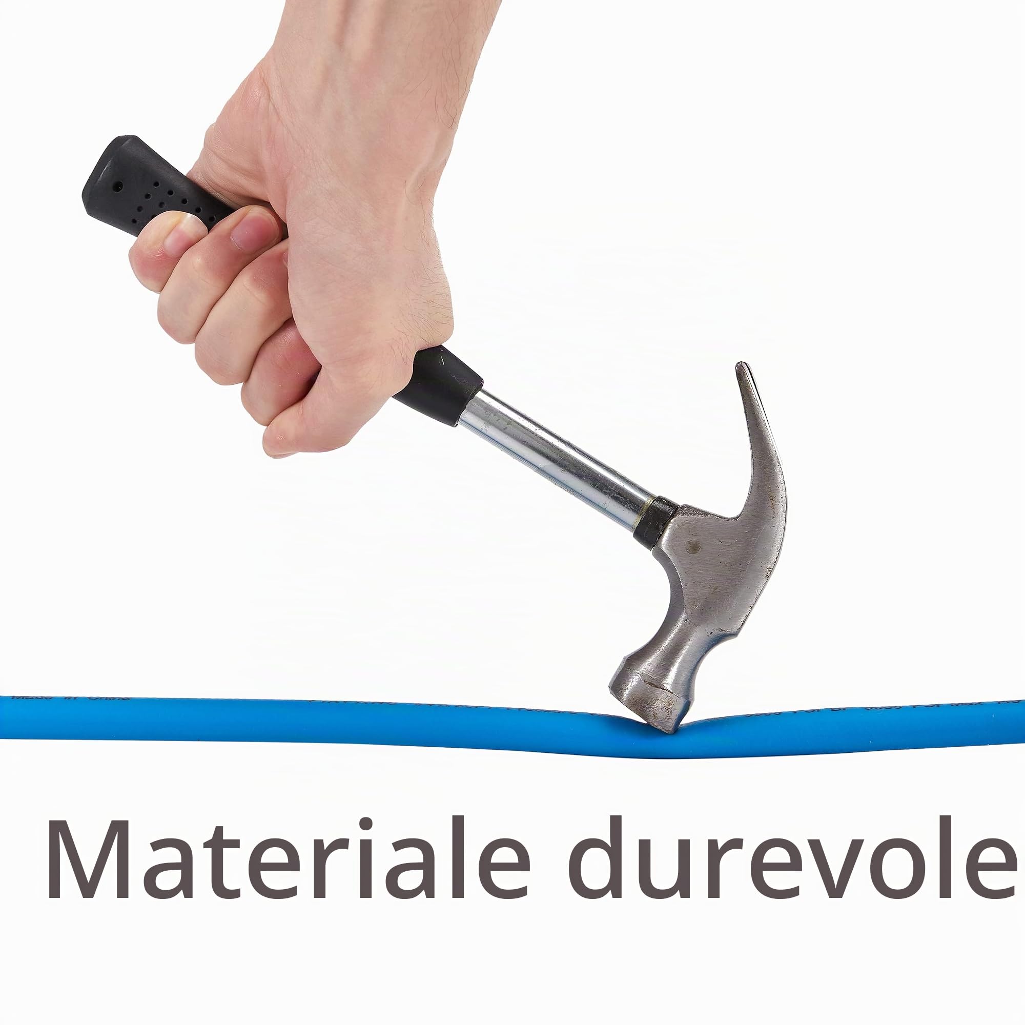 FIXFANS Tubo flessibile per idropulitrice – Tubo di prolunga per rondella ad alta potenza da 1/4 "x 50 FT – Tubo flessibile ad alta pressione resistente all'usura per sostituzione – Compatibile con