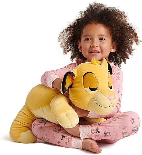 Miniatura 2 de Disney Store - Peluche oficial de Simba Cuddleez  El Rey León  26 pulgadas  Ultra suave y tierno Rey de la selva  Detalles y calidad premium  Regalo