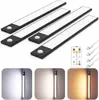 6 Luci LED Sotto Mobile Ricaricabili - Sensore Movimento, Telecomando, 30cm - Foto 3