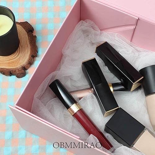 Miniatura 2 de OBMMIRAO 10 cajas de regalo pequeñas rosas de 9.5 x 7 x 4 pulgadas, caja de regalo magnética con tapa para embalaje de regalo, cajas de regalo al