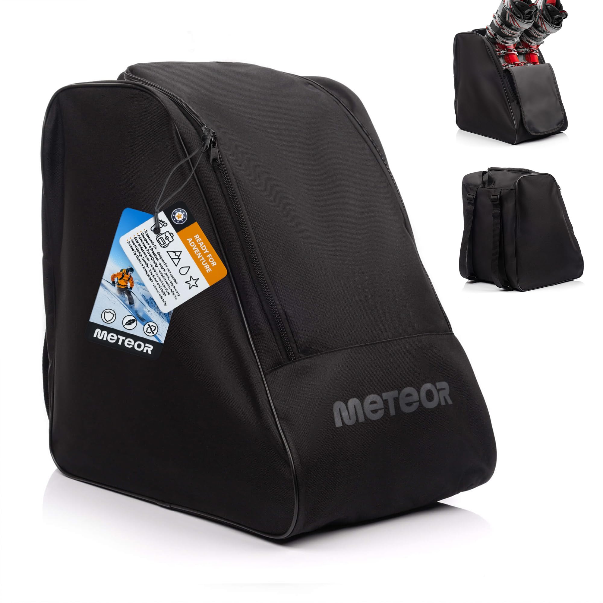 T-PRO tas voor skischoenen en een skihelm - voor 1 paar helm