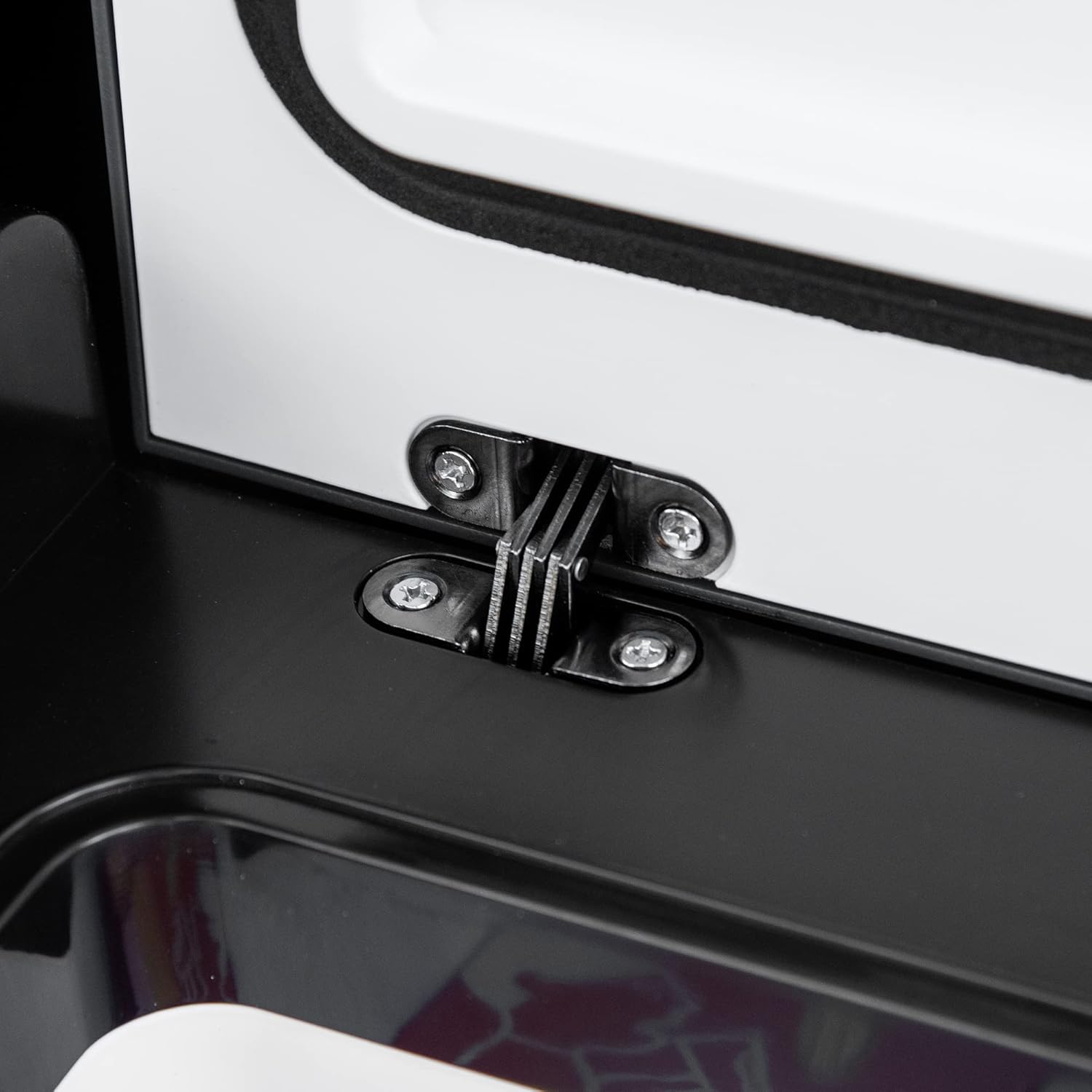 Outsunny Frigo Portatile Elettrico a Compressore con Maniglia Telescopica e Ruote, Frigorifero Piccolo da 12/24V DC e 110/240V AC, per Auto e Camion