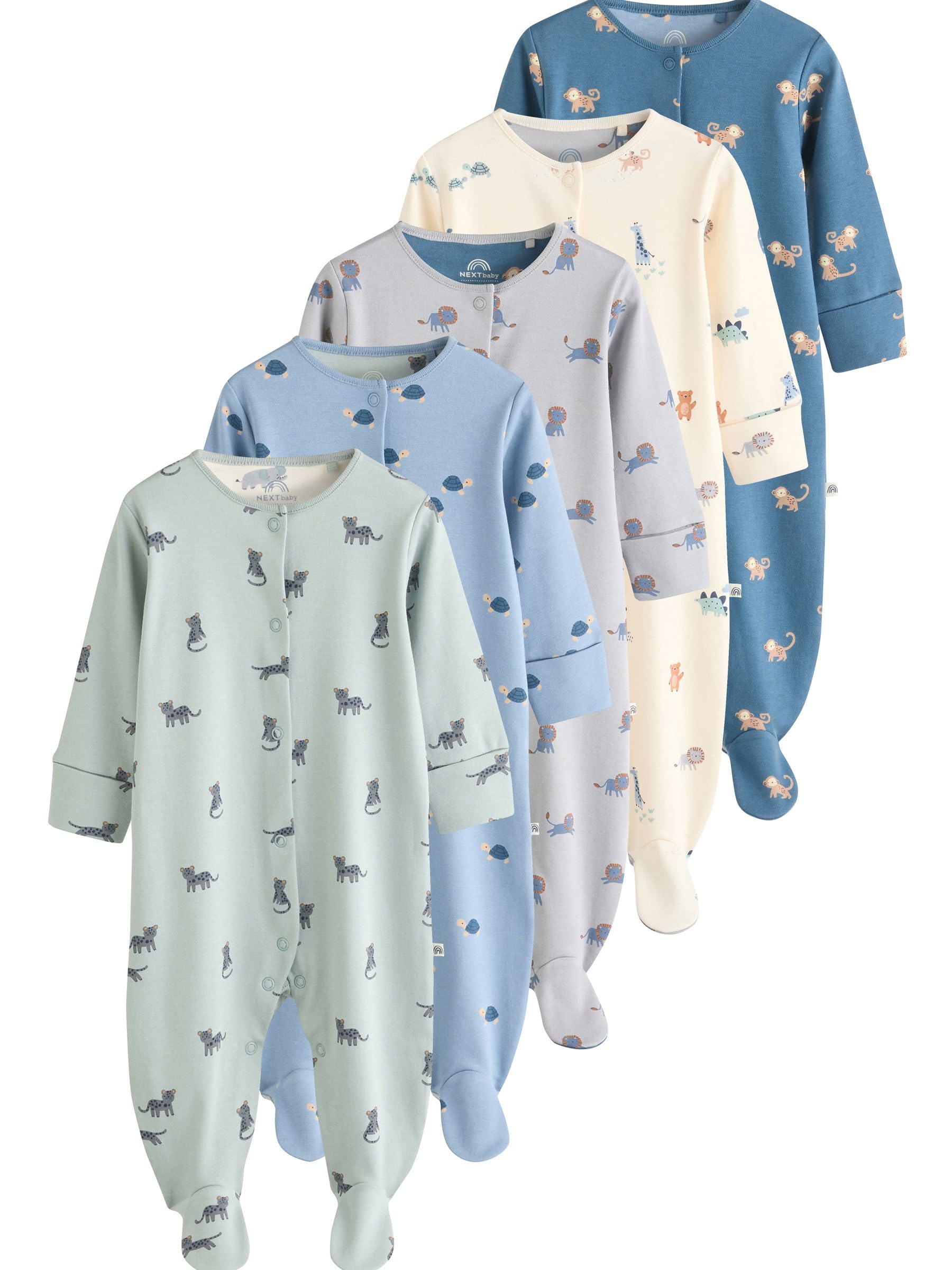 NEXT Bébé garçon Lot de 5 Dors-Bien à Motif bébé