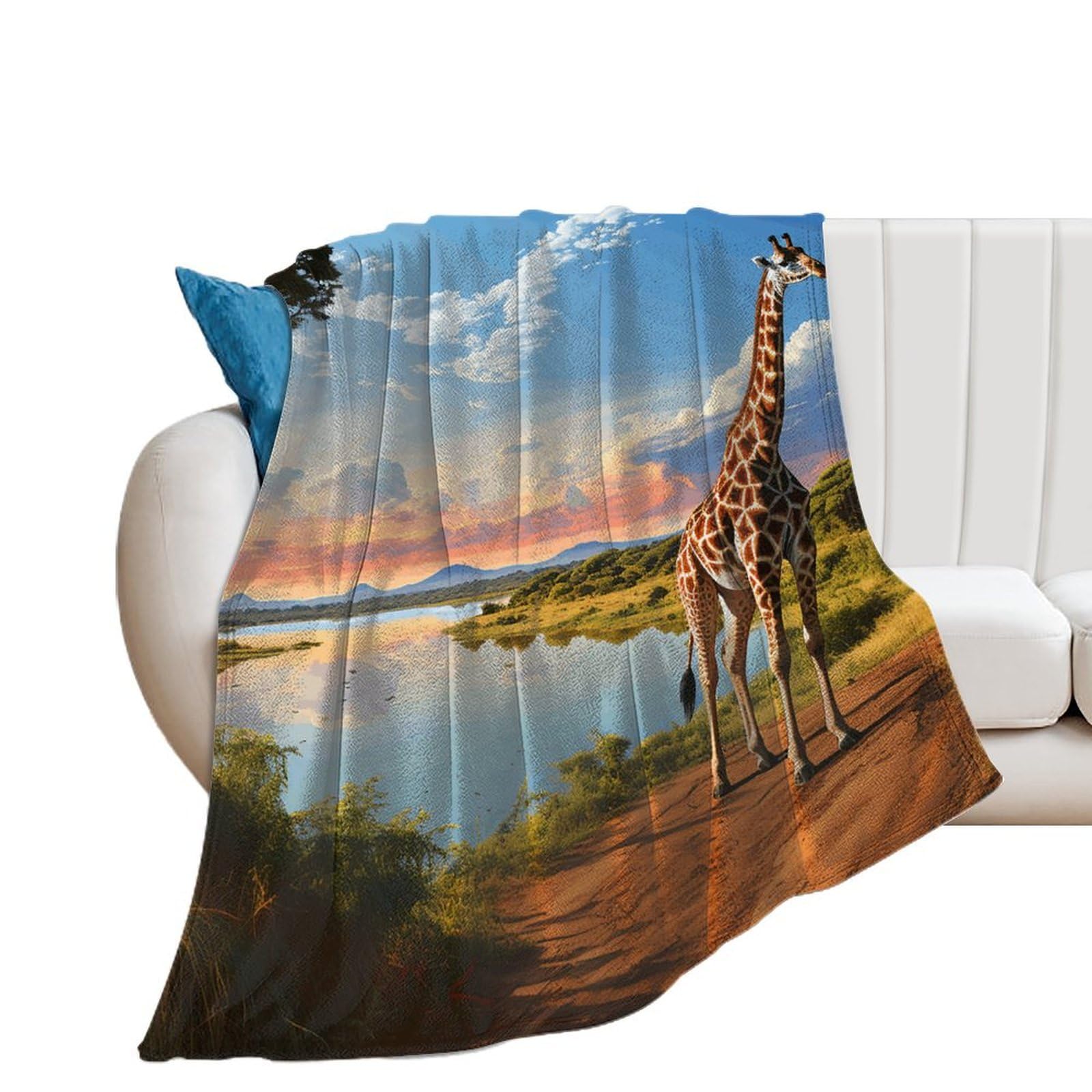 Couverture flanelle douce pour canapé et soirées cocooning au coin du feu