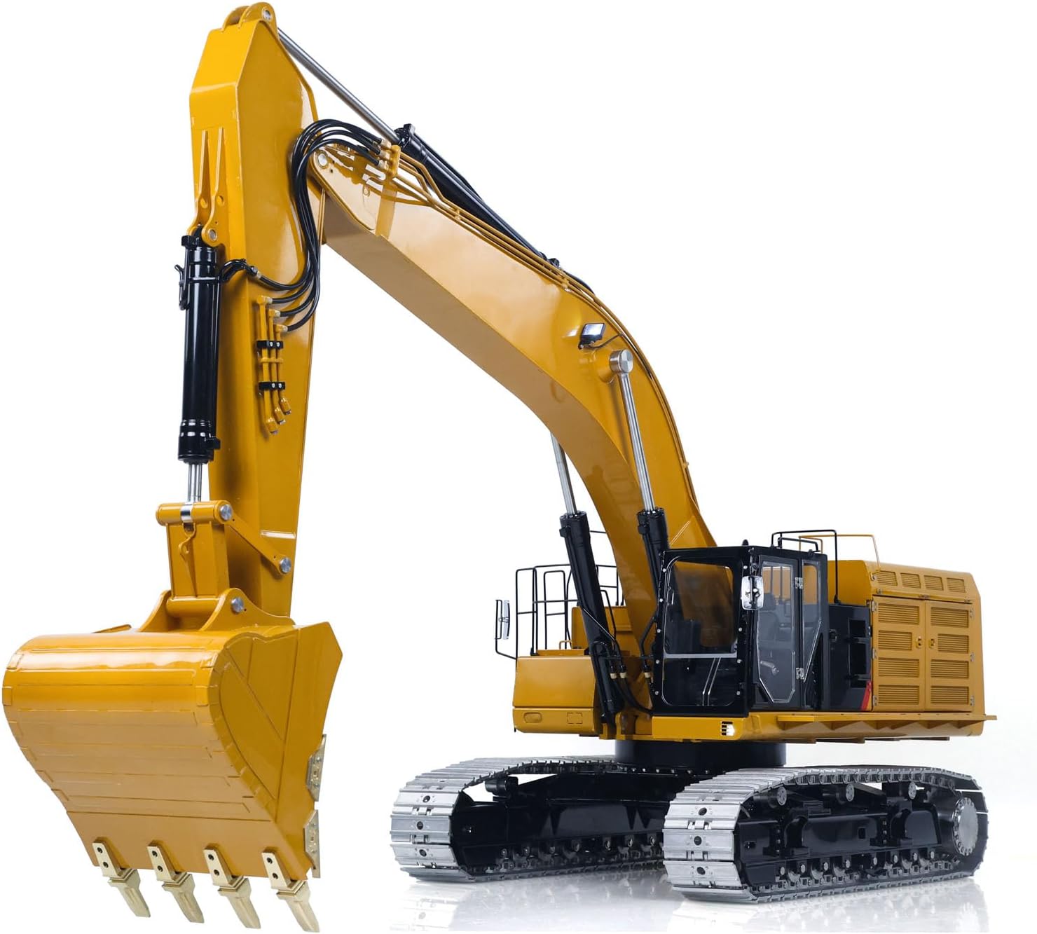 TOUCAN RC HOBBY 1/14 LESU Upgrade 374 C374F RC Hydraulic Excavator Metal Radiator Sprocket Construction Vehicle Digger for Adult KIT