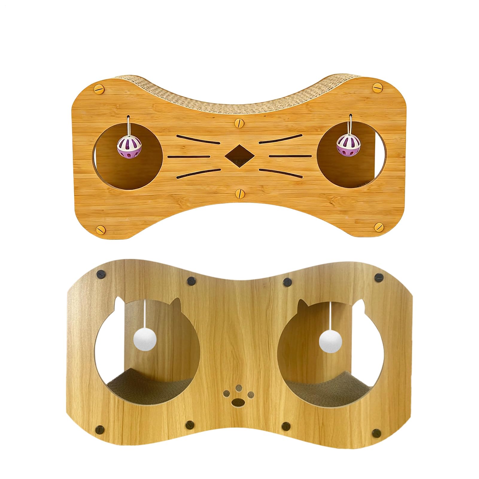 Casa Rascador para Gatos Casa para Gatos con Diseño De | Sofá Rascador De Madera Para Para Interior Y Exterior, Hogar Y Esquina, Salón Y Suelo, Mascotas Y Para Jugar