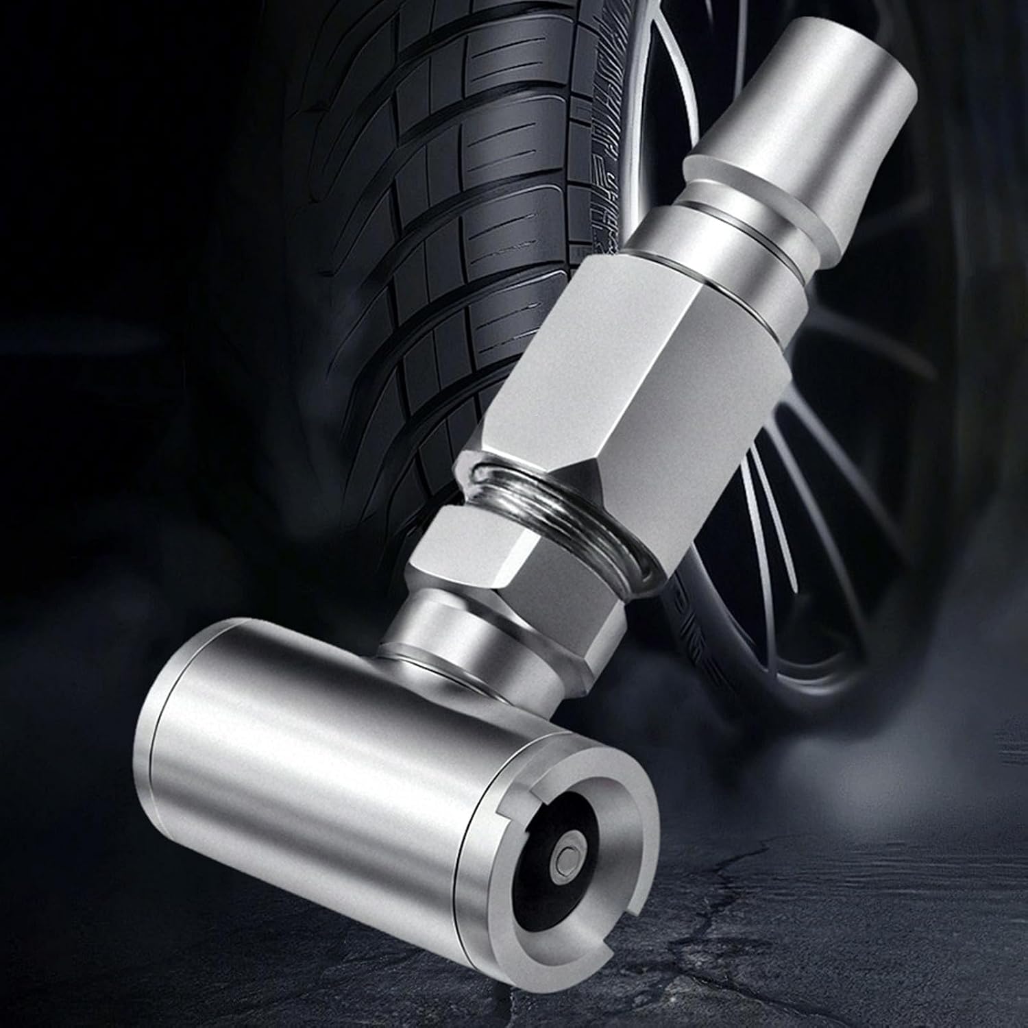 Rulbelok Car Pumps Auto Repair Tool Valves Clip Air Pumps Chucks Clip Car Truck Tyre Tire Inflator Valves Connector Air Chucks for Tires