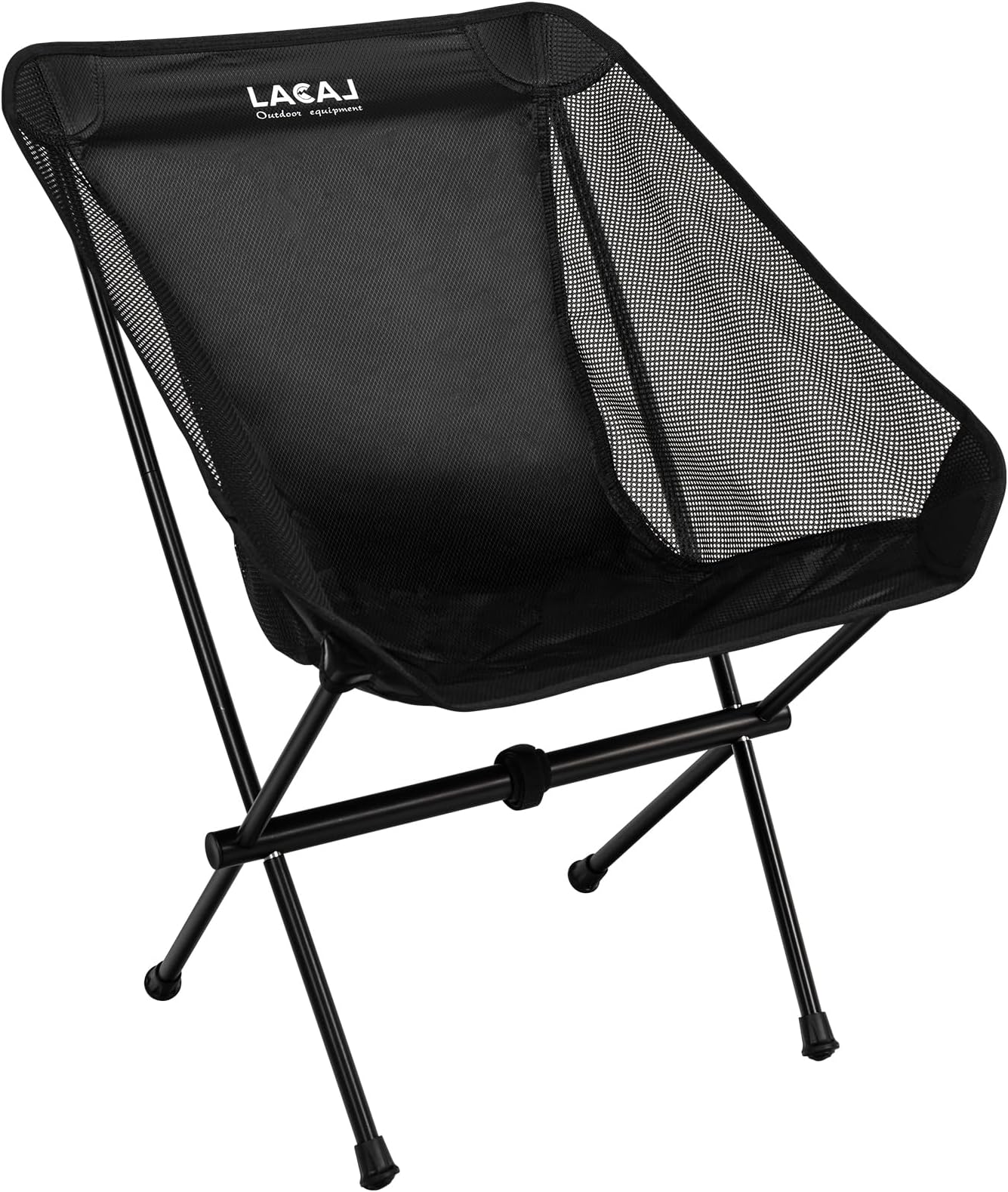 Ultra-Light Folding Camping Chair, Only 1.37lb, Lightweight Rip-Stop Fabric, All-Aluminum Alloy Frame, No Plastic Parts, Breathable Mesh, Easy to Carry, Compact Storage Size(1 or 2 Pack)
