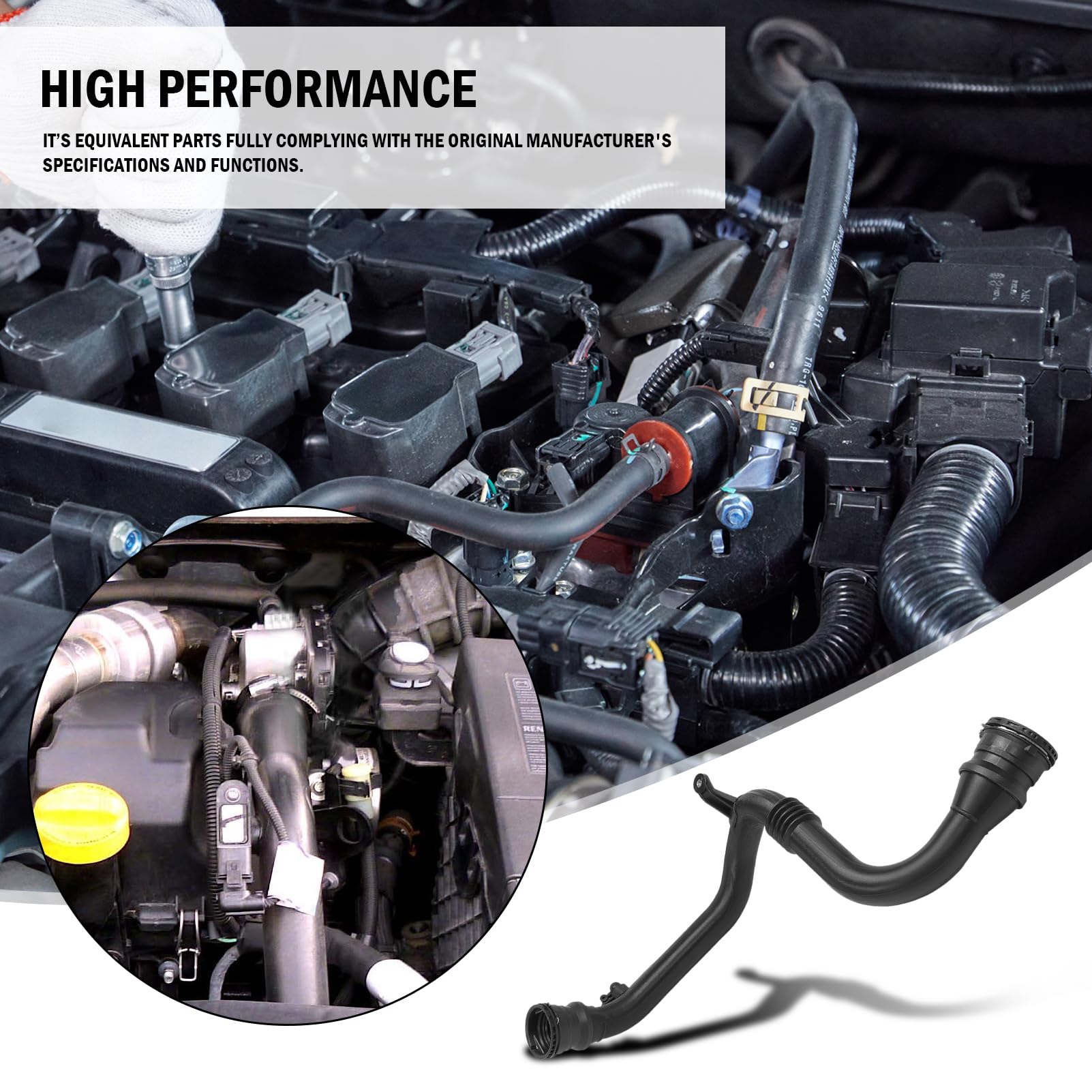 8200981498 Tuyau Durite Intercooler Turbo Pour Megane 3 Scenic 3 1.5 dCi | Durite Suralimentation Durite Intercooler Renault Megane III Scenic III Radiateurde Turbo 1.5 dci