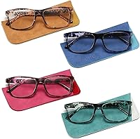 Vista 49 de 1/2/4/5 Pack Computer Reading Glasses Blue Light Blocking Readers Spring Hinge for Women Men