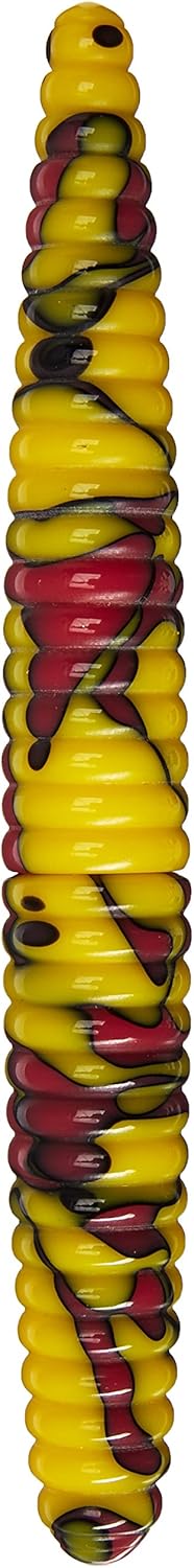 ACME Studios Rings Yellow and Red Roller Ball Pen by Robert & Trix Haussman (P2H04R)