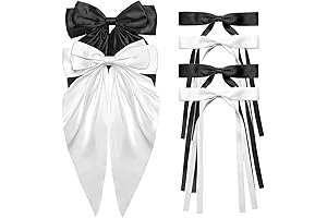 Etercycle Hair Bows with Long Tail Ribbons