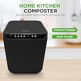 Nutrichef 3L Electric Kitchen Composter - Compost’s Organic Material & Food Scraps | Countertop Automatic Compost Bin | Dry, Crush, & Cooling Functions | Perfect for Kitchens & Apartments | Grey - 5