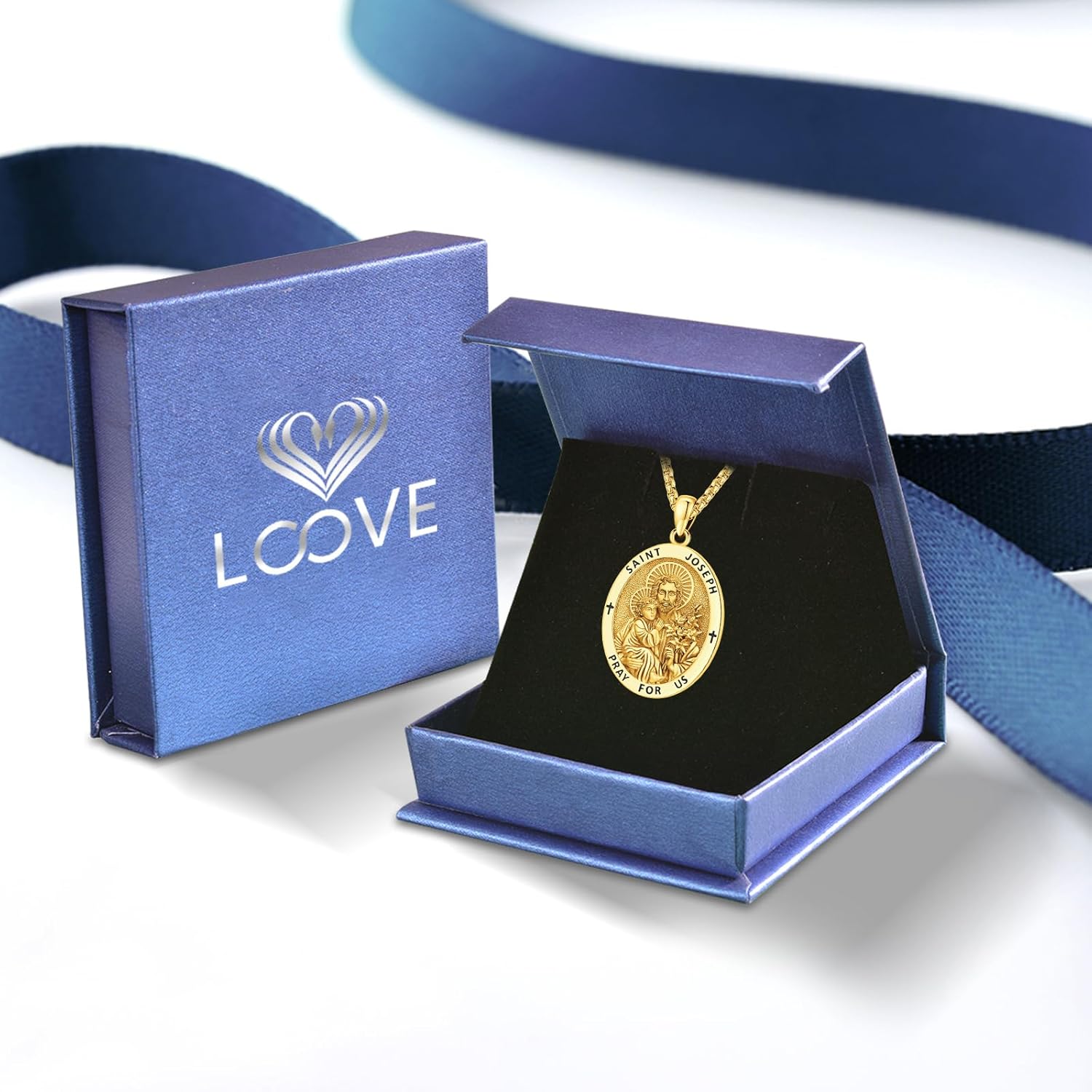 Saint Necklace S925 Sterling Silver Patron St Amulet Medal Protection Pendant Jewelry for Men Women - Image 8