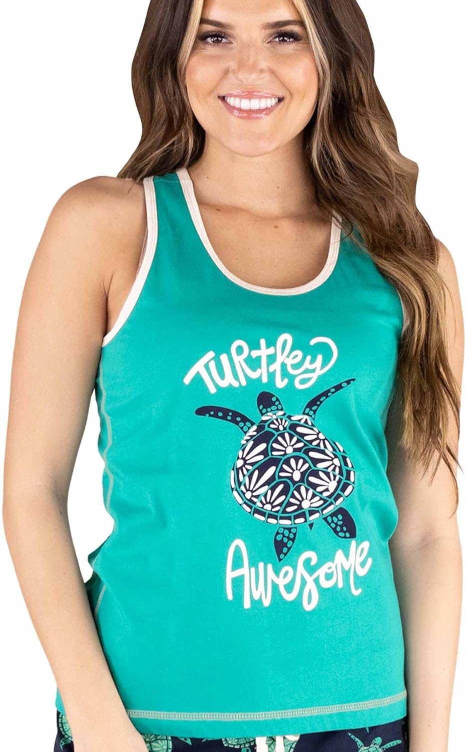 Lazy One Tank and Shorts Pajama Separates, Cute Summer Pajamas for Women, Mix-and-Match, Vintage Styling, Separates