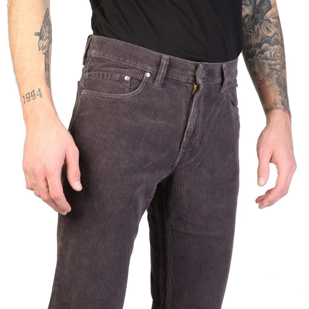 Pantalone in Cotone, Grigio Scuro (52)