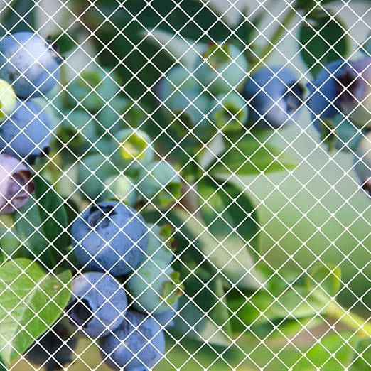 Amazon 防鳥ネット ベランダ鳥よけネット 幅4m 長さ10m カラス 鳩対策防鳥網 果樹守りや野菜栽培や防獣ネット 猫侵入脱走防止 透明色 結束バンド 15本付き 防鳥 防獣ネット