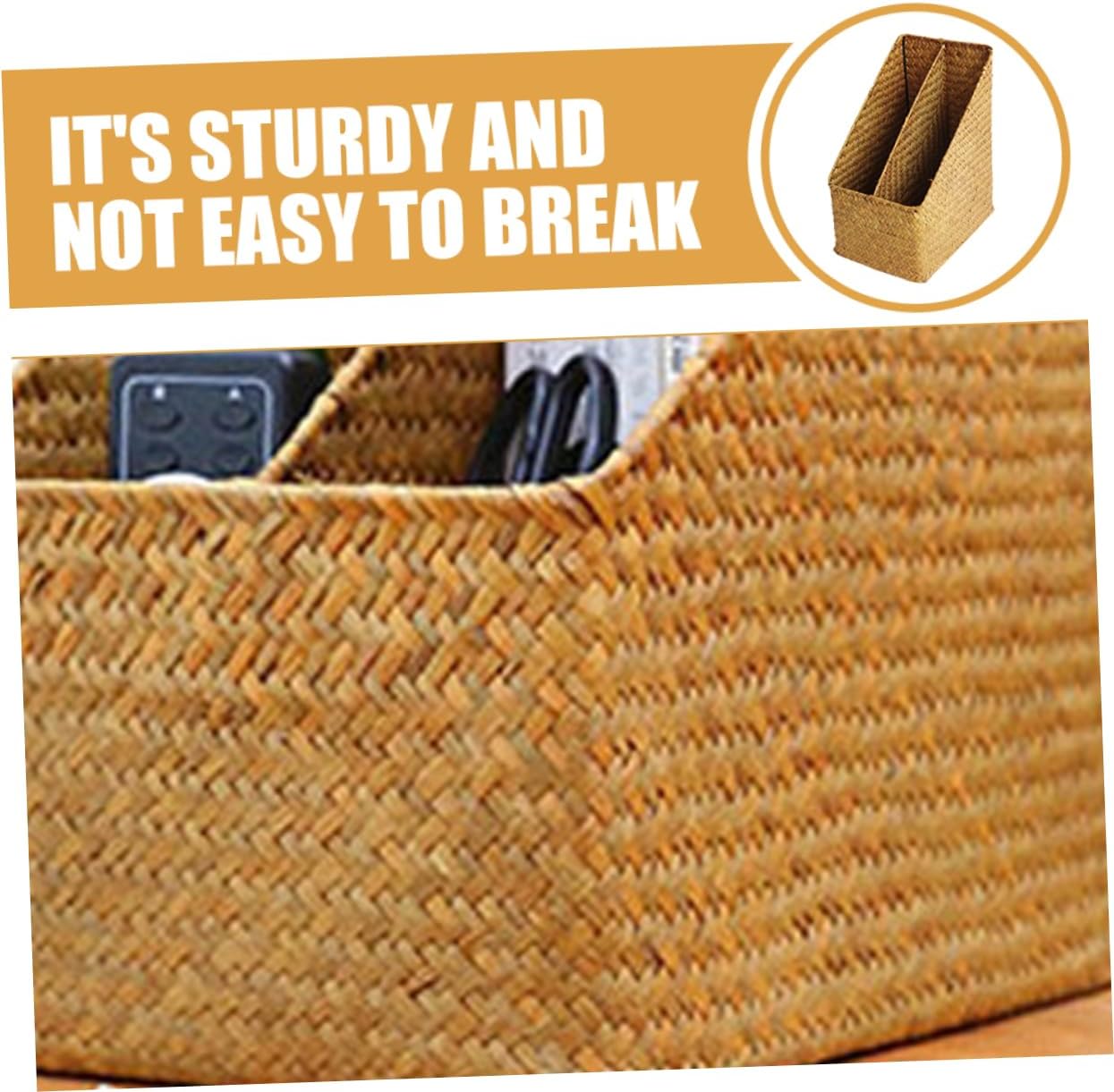 Mobestech Office Storage Basket Baskets for Documents Magazine Holder and Rack Book Organizer Craft Organizers and Storage