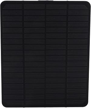 3W 6V Mono Solar Panel, Solar Charging Panel e, iency Portable Supply with DC5521 Ector for oor Cam Hiking E Charging