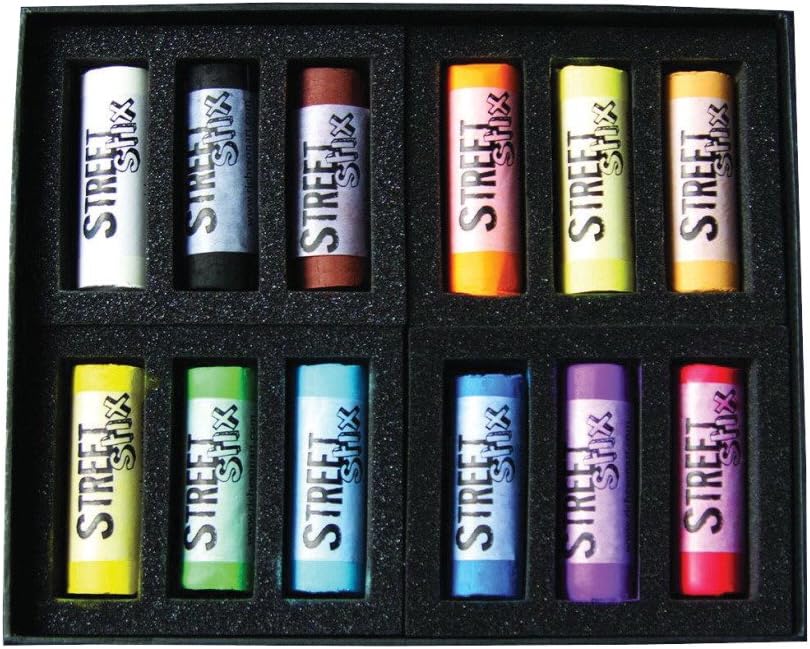 Jack Richeson 427375 Street Stix Pastels (Set of 12)
