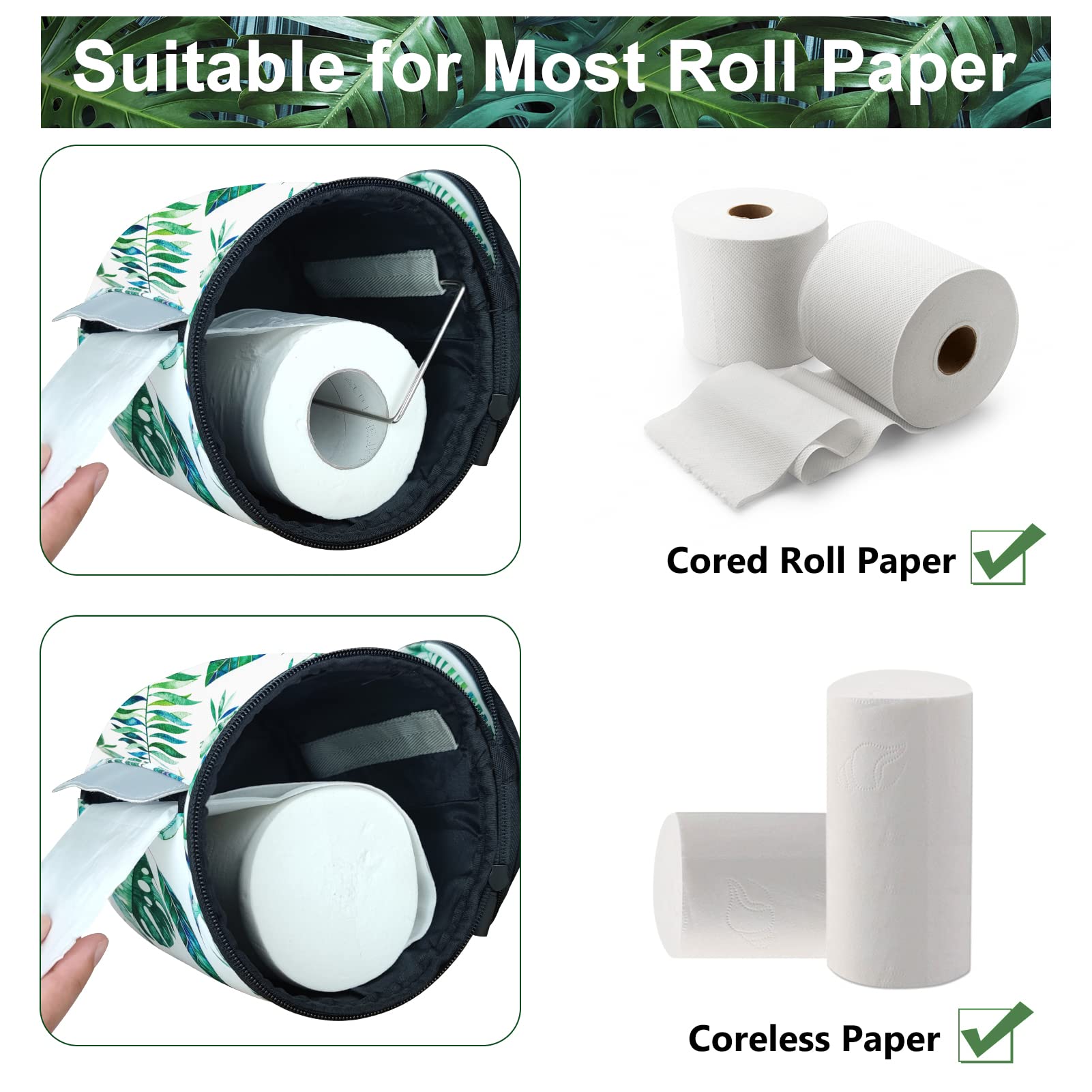 Toilettenpapier-Abdeckung Mit Aufbewahrungstasche – Wasserdicht, Hängend, Für Badezimmer, Transparent, TPU-Material