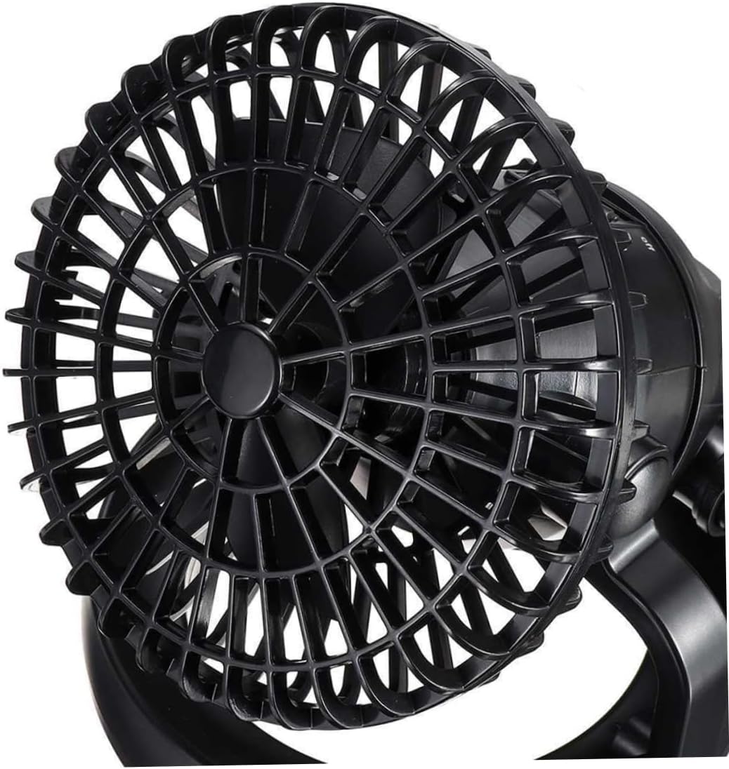 2pcs Led Camping Tent Light with Ceiling Fan Portable Lantern with Hanging Hook for Outdoor Activities Bright Leds for Hiking and Emergency Use No Battery Included