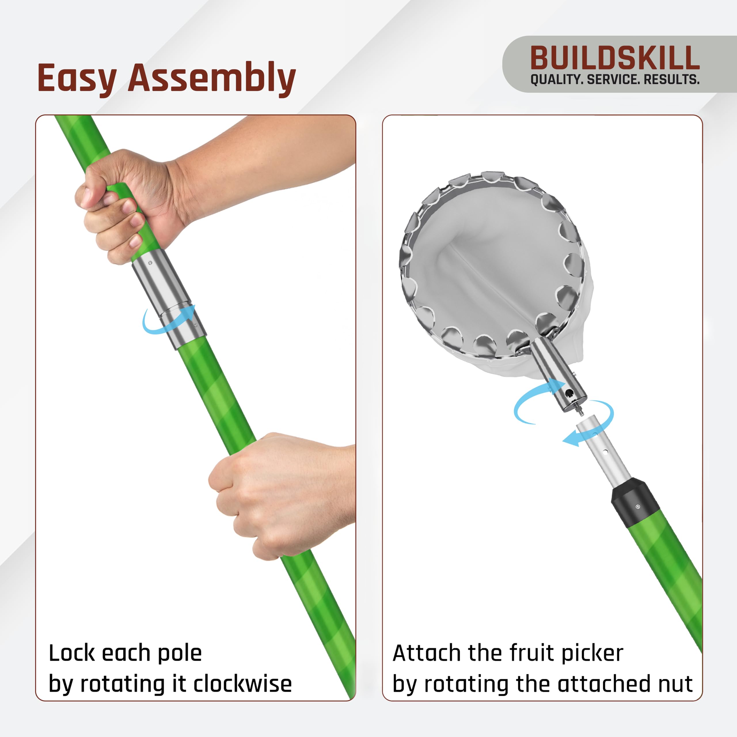 Buildskill Telescopic Coconut Plucker - Reach High! -8