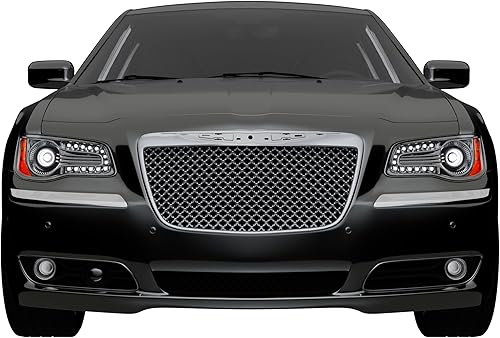 Armordillo USA 8719954 - Rejilla de parachoques delantero estilo malla, cromada para Chrysler 300 300C 2011-2014 Armordillo USA 8719954 - Rejilla de parachoques delantero estilo malla, cromada para Chrysler 300 300C 2011-2014