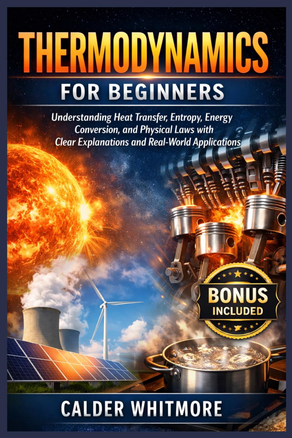 Thermodynamics for Beginners: Understanding Heat Transfer, Entropy, Energy Conversion, and Physical Laws with Clear Explanations and Real-World Application