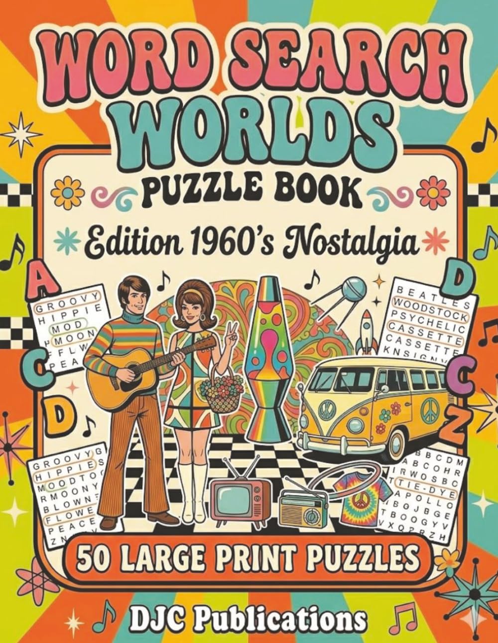 Word Search Worlds: Edition : 1960's Nostalgia (Word Search Worlds Edition - Nostalgia)