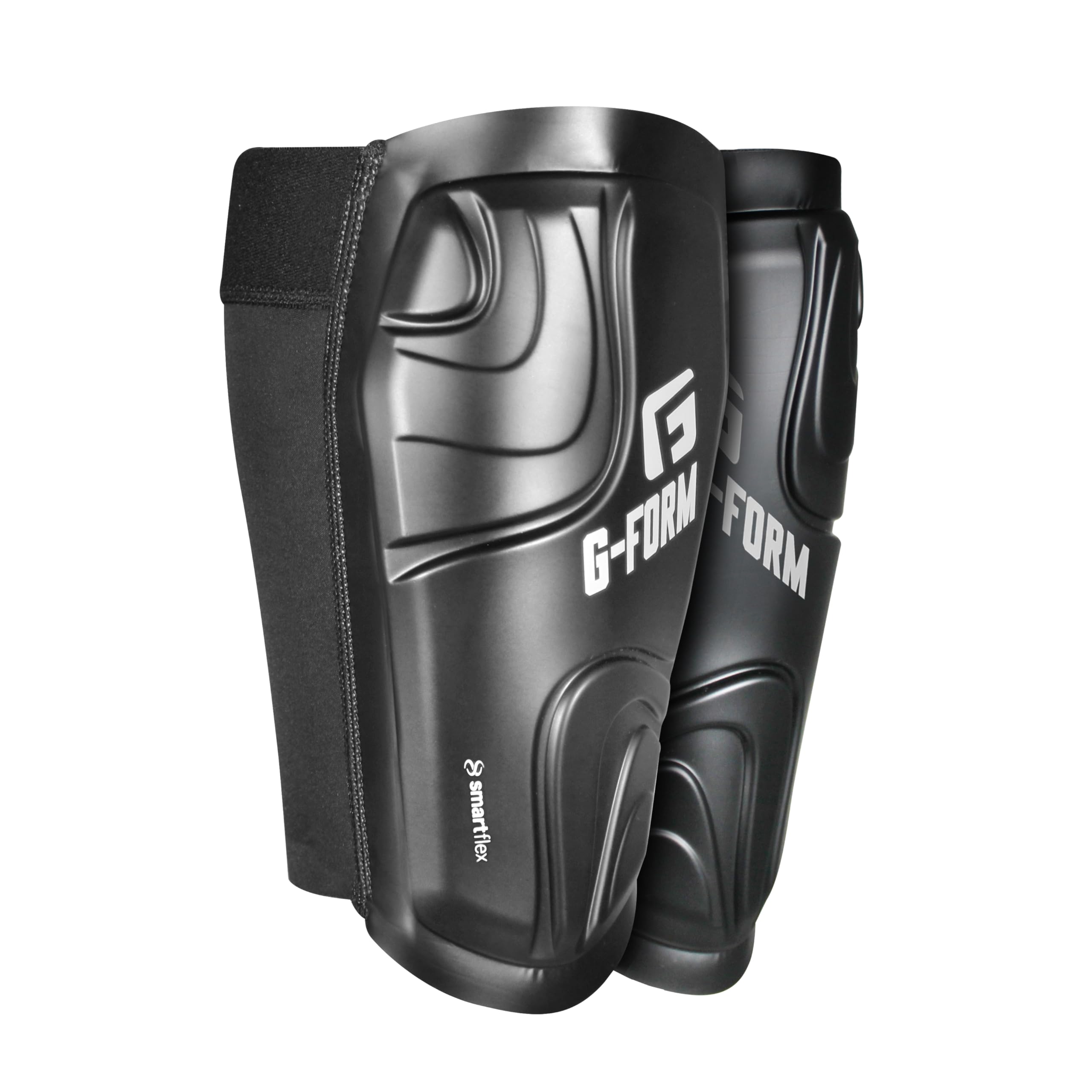 G-Form Volt Soccer Shin Guards, Black, Adult Medium