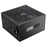 SAMA G1000 1000W Full Modular Power Supply – 80 Plus Gold Certified | ATX 3.1 & PCIe 5.1 Ready | 12V-2x6 GPU Power, Fanless ECO Mode, Japanese Capacitors | RTX50 Series Ready – Compact PSU – Black