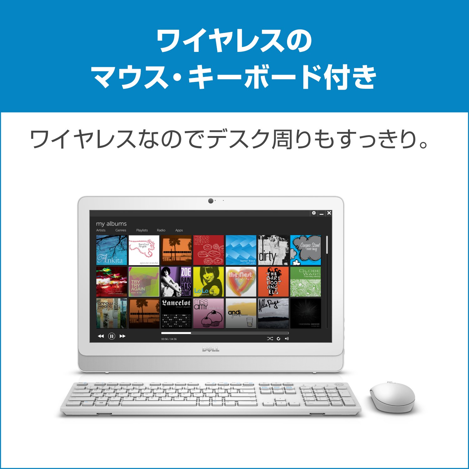 Amazon.co.jp: Dell デスクトップパソコン Inspiron 22 3264 Core i3 