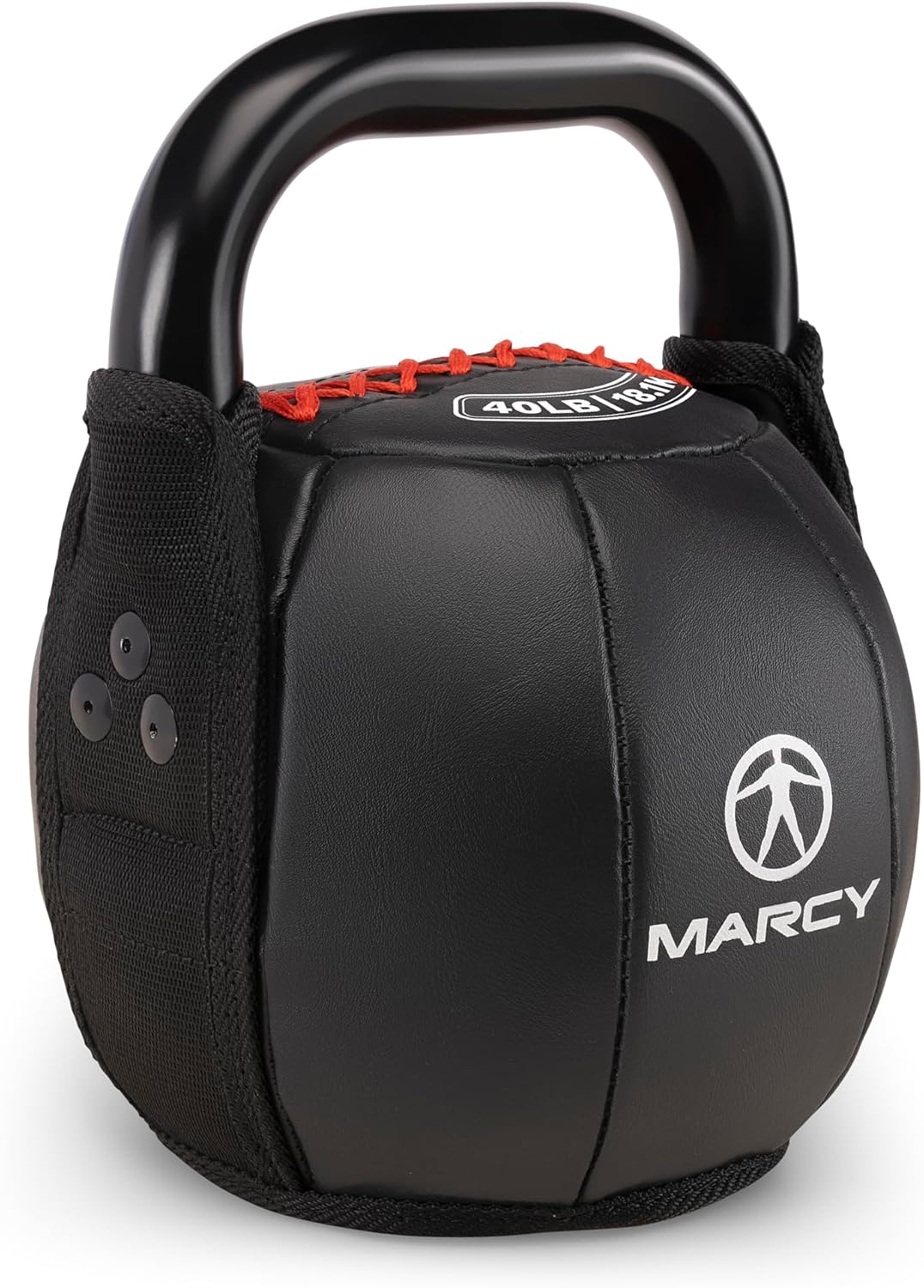 Marcy Strength Training Soft Kettlebell with Handle for Weightlifting, Conditioning, Strength and core Training 10 lbs - 40 lbs