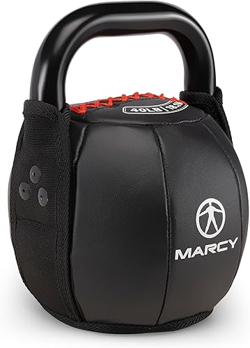 Marcy Pesa rusa suave de entrenamiento de fuerza con mango para levantamiento de pesas, acondicionamiento, fuerza y entrenamiento de núcleo, 10