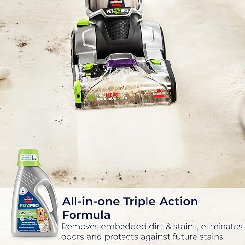 Miniatura 3 de Paquete de BISSELL ProHeat 2X Revolution Pet Pro Plus, 3588F, limpiador profundo vertical + eliminador de orina de mascotas profesional Bissell con
