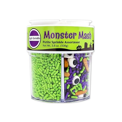 Miniatura 3 de Mystic Sprinkles Surtido de 4 celdas de Halloween (Petite, Monster Mash Sprinkle surtido)