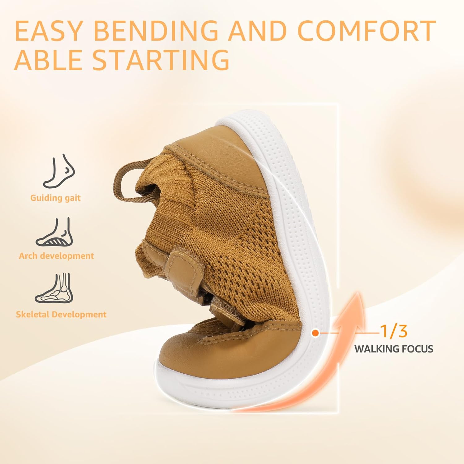 Toddler Wide Toe Box Barefoot Shoes Boys Girls Sneaker Tennis Sneakers Breathable Non-Slip First Walking Shoe School Activities - Image 7