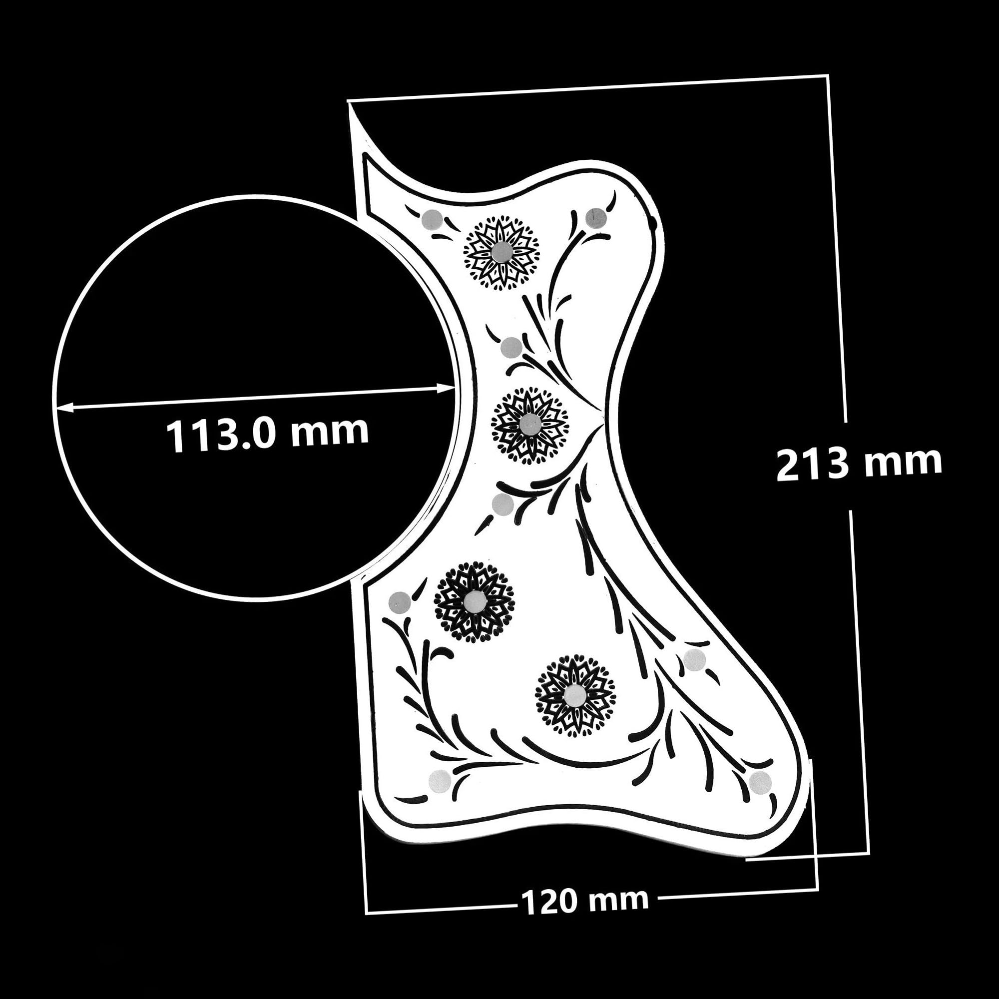 Uniwersalna osłona pickguardu do gitary akustyczne Profesjonalny pickguard do gitary akustycznej Red Tortoise akcesorium do instrumentów muzycznych