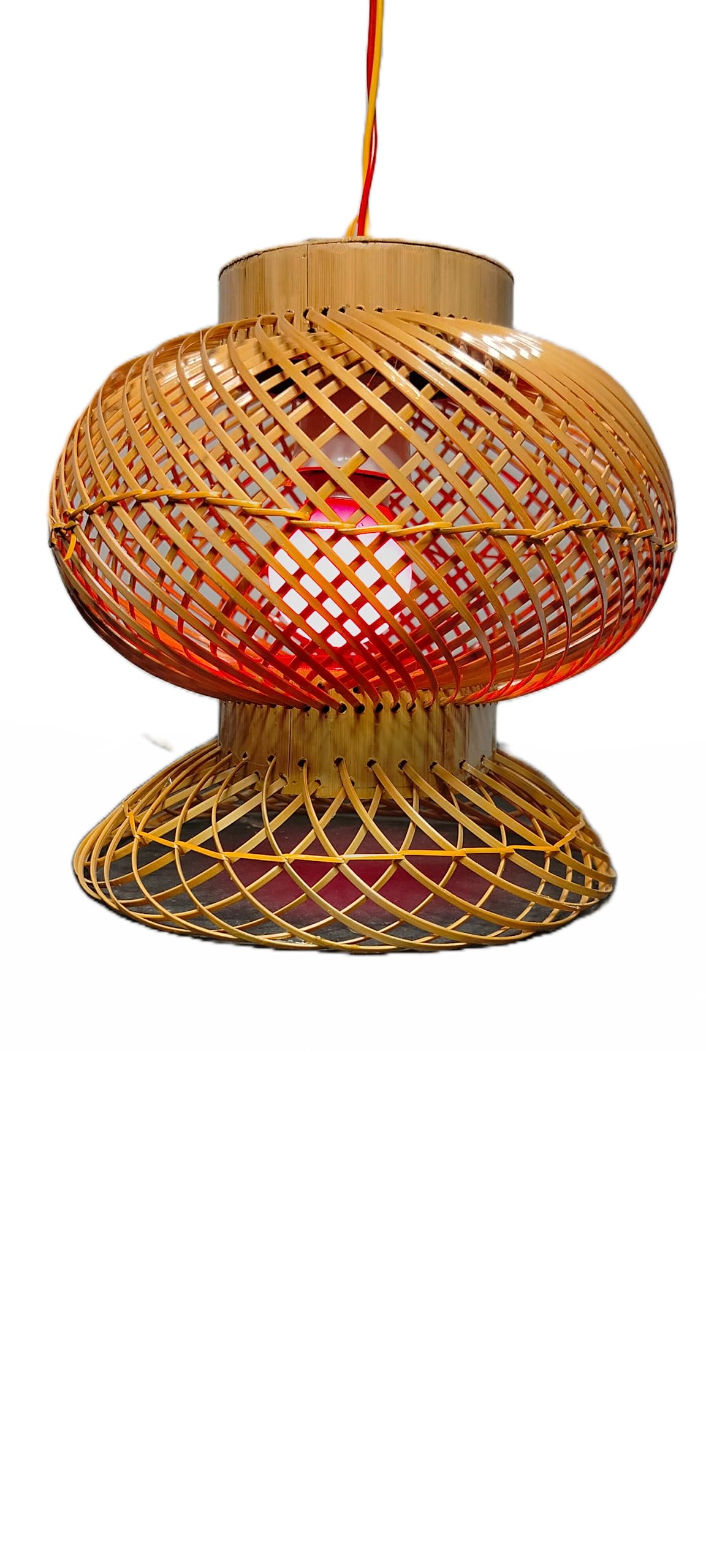 Cane| Bamboo| Rattan | Wicker | Woven | Natural | Rustic | Design | Decor | Patterns | Styles | Oragnic | Sustainable | Crisscross | Hanging Lampshade-image-3