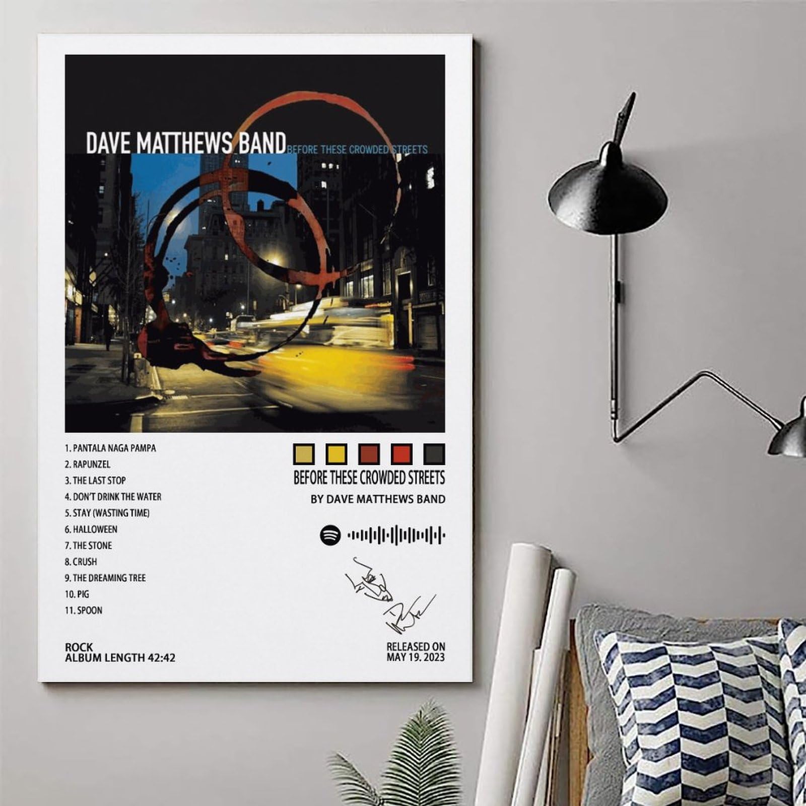 MOOOY Dave Poster Matthews Band Before These Crowded Streets Album