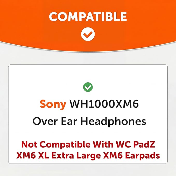Cobertores de Silicona para Auriculares Sony WH-1000XM6 WC SweatZ XM6 miniatura 2