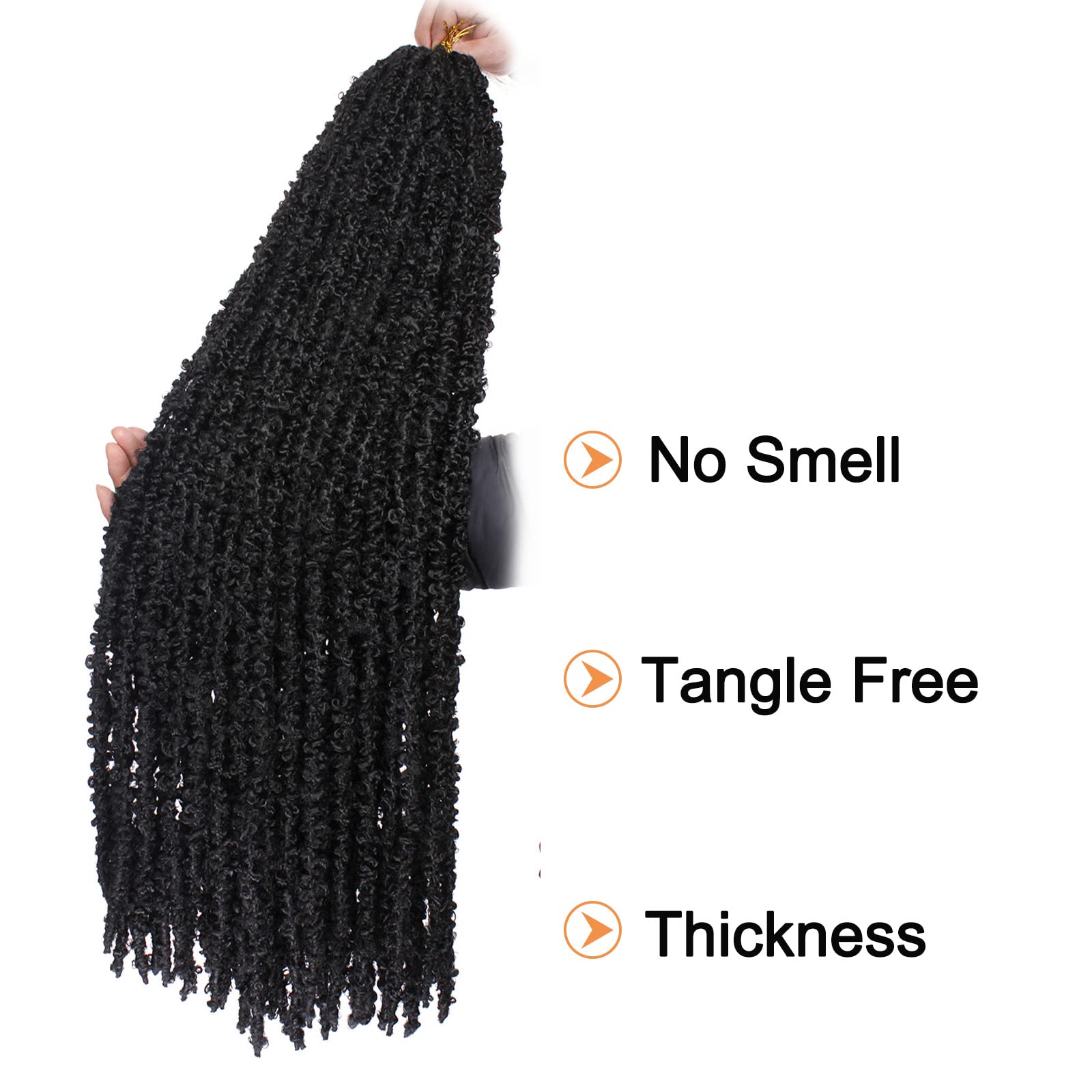 ZRQ Distressed Locs Crochet Hair Extensions