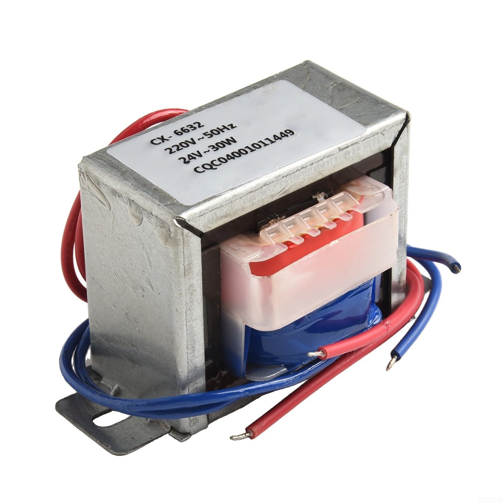 Trasformatore di potenza da 30 W con isolamento impregnato sottovuoto per conversione da 220 V a 12 V/24 V (doppia uscita 24 V)