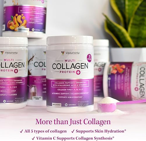 Miniatura 7 de Polvo de péptidos de colágeno hidrolizados para mujeres, adelgazante multicolágeno Burn Ultimate Beauty Complex con ácido hialurónico y péptidos de