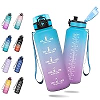 Borraccia 1,5 Litro, Borraccia Sportiva con Filtro