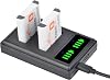 NP-BG1 BG1 NP-FG1 Battery and LED USB Dual Charger Compatible with Sony Cyber-Shot DSC-H3 DSC-H7 DSC-H9 DSC-H10 DSC-H20 DSC-H50 DSC-H55 DSC-H70 DSC-H90 DSC-HX5V DSC-HX9V DSC-HX10V