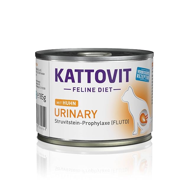Foto 2 de 7 de Kattovit Dose Feline Diet Urinary Huhn 185g (Menge: 12 je Bestelleinheit)